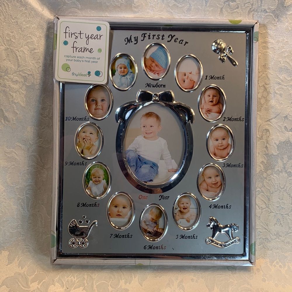 First Year Frame Tiny Ideas Capture Each Month Of Your Baby’s First Year 9 X 11
